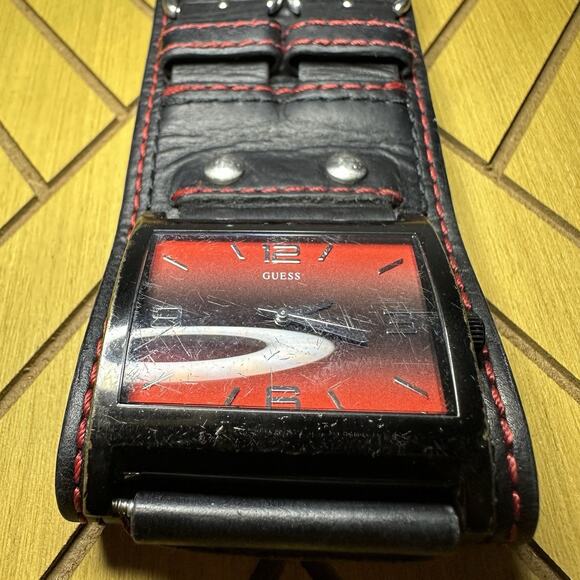 Guess Women’s Watch With Genuine Leather Adjustable Wrist Band - Picture 9 of 14